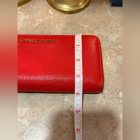 COPY - MICHAEL KORS Bedford large 3/4 zipper leather wallet - Picture 11 of 13